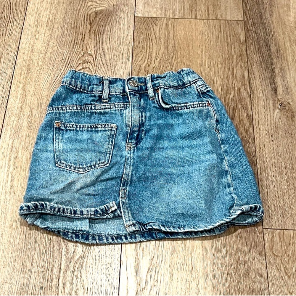 zara jeans skirt
